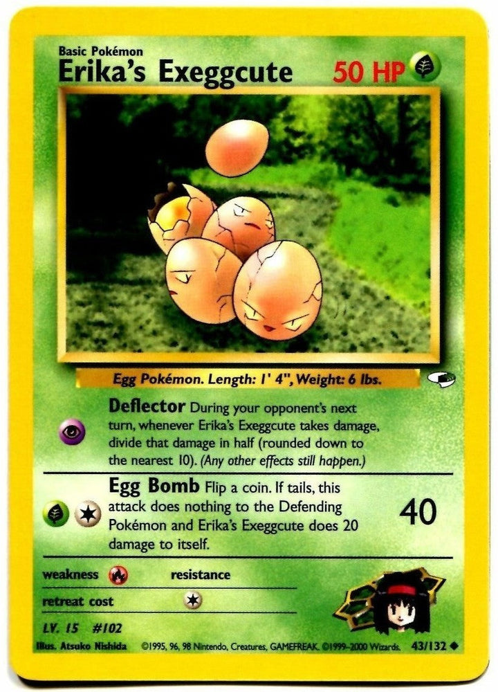 Erika's Exeggcute (43/132) [Gym Heroes Unlimited] Pokémon