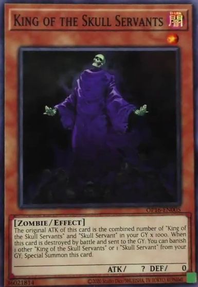 King of the Skull Servants [OP16-EN005] Super Rare Yu-Gi-Oh!