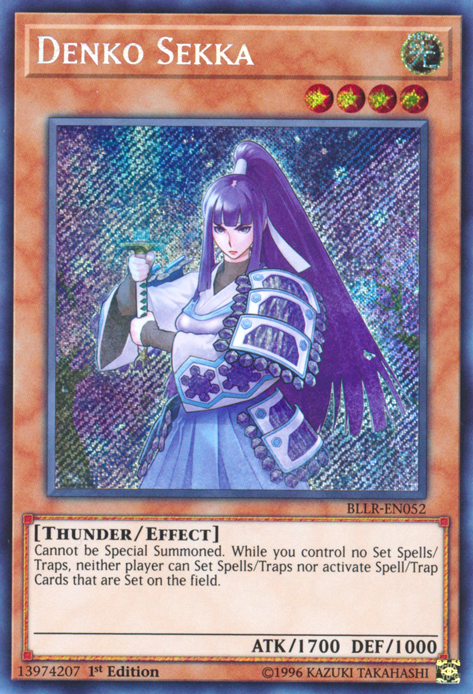Denko Sekka [BLLR-EN052] Secret Rare Yu-Gi-Oh!
