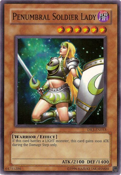 Penumbral Soldier Lady [DR3-EN033] Super Rare Yu-Gi-Oh!