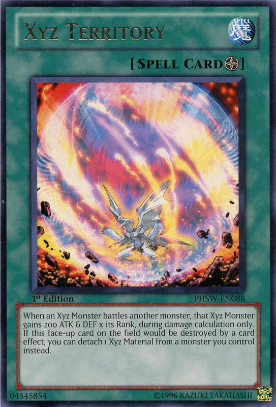 Xyz Territory [PHSW-EN088] Rare Yu-Gi-Oh!