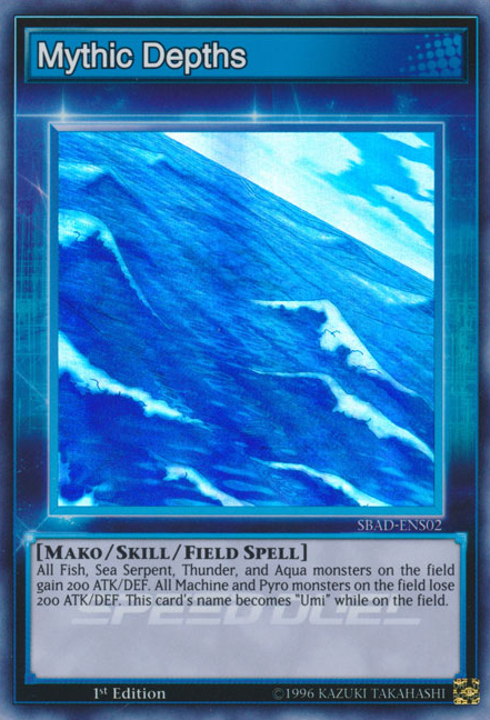 Mythic Depths [SBAD-ENS02] Super Rare Yu-Gi-Oh!