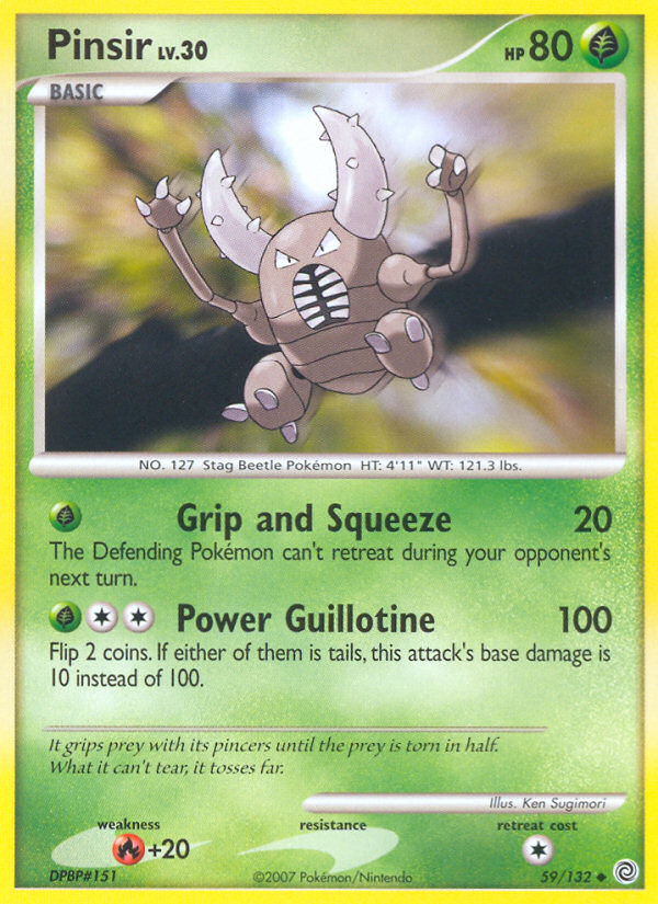 Pinsir (59/132) [Diamond & Pearl: Secret Wonders] Pokémon