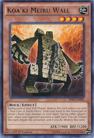 Koa'ki Meiru Wall [BP03-EN081] Rare Yu-Gi-Oh!