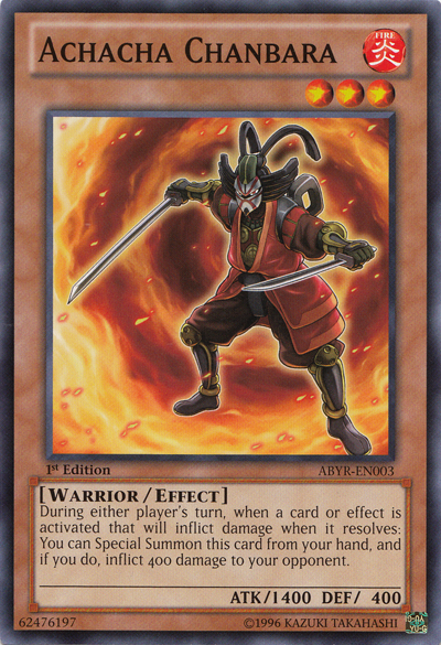 Achacha Chanbara [ABYR-EN003] Common Yu-Gi-Oh!