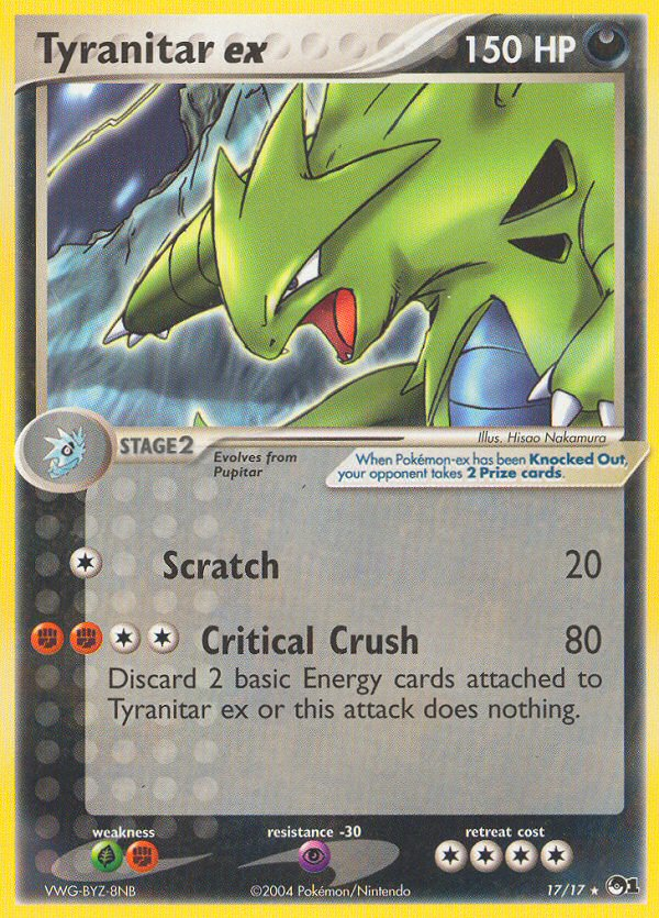 Tyranitar ex (17/17) [POP Series 1] Pokémon