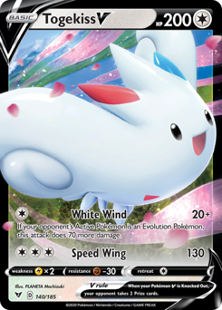 Togekiss V (140/185) [Sword & Shield: Vivid Voltage] Pokémon