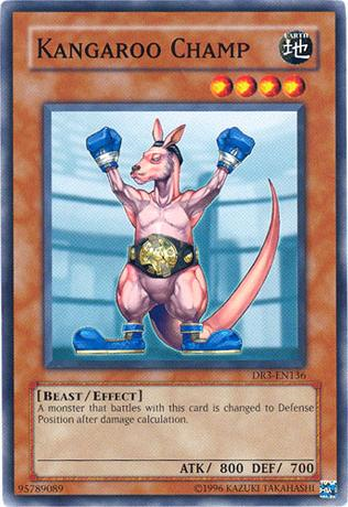 Kangaroo Champ [DR3-EN136] Common Yu-Gi-Oh!