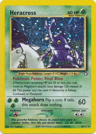 Heracross (6/111) [Neo Genesis Unlimited] Pokémon