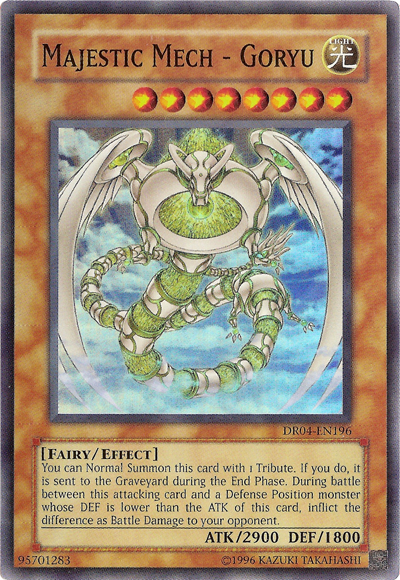 Majestic Mech - Goryu [DR04-EN196] Super Rare Yu-Gi-Oh!
