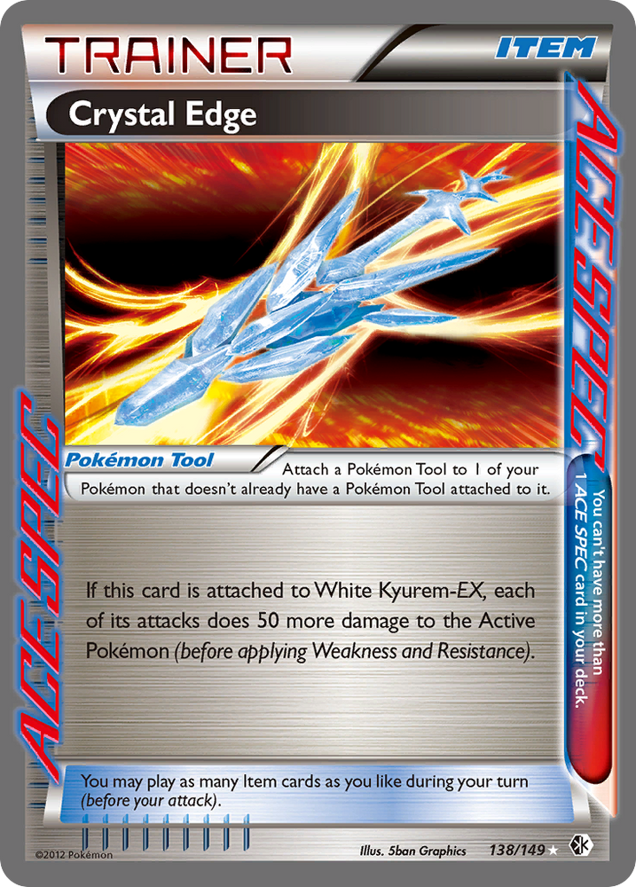 Crystal Edge (138/149) [Black & White: Boundaries Crossed] Pokémon