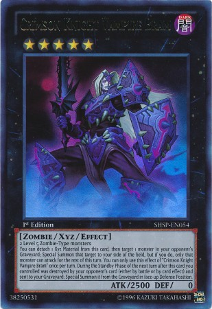 Crimson Knight Vampire Bram [SHSP-EN054] Ultra Rare Yu-Gi-Oh!