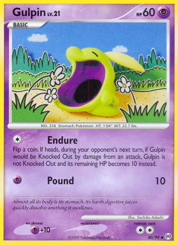 Gulpin (40/99) [Platinum: Arceus] Pokémon