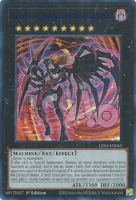 Number C40: Gimmick Puppet of Dark Strings (Blue) [LDS3-EN065] Ultra Rare Yu-Gi-Oh!