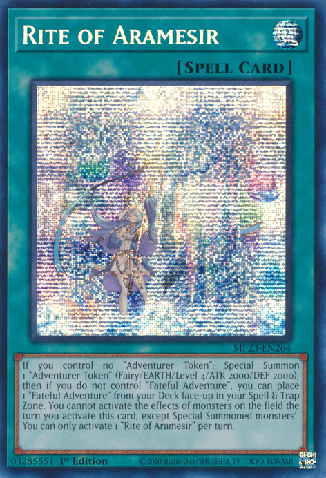 Rite of Aramesir [MP23-EN264] Prismatic Secret Rare Yu-Gi-Oh!