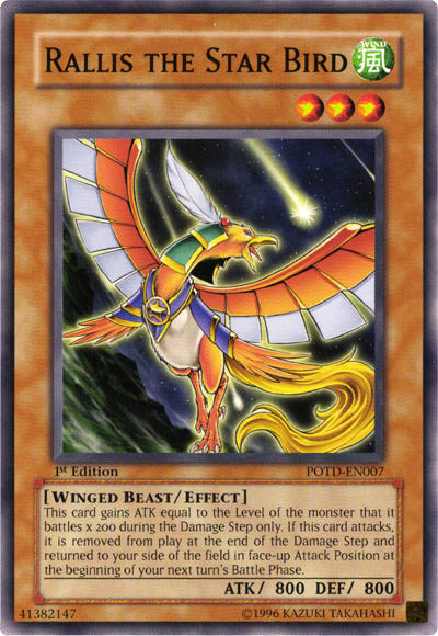 Rallis the Star Bird [POTD-EN007] Common Yu-Gi-Oh!