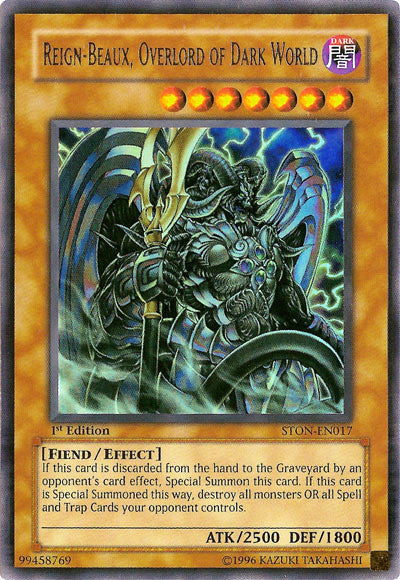 Reign-Beaux, Overlord of Dark World [STON-EN017] Ultra Rare Yu-Gi-Oh!