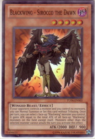 Blackwing - Sirocco the Dawn [TU04-EN003] Super Rare Yu-Gi-Oh!