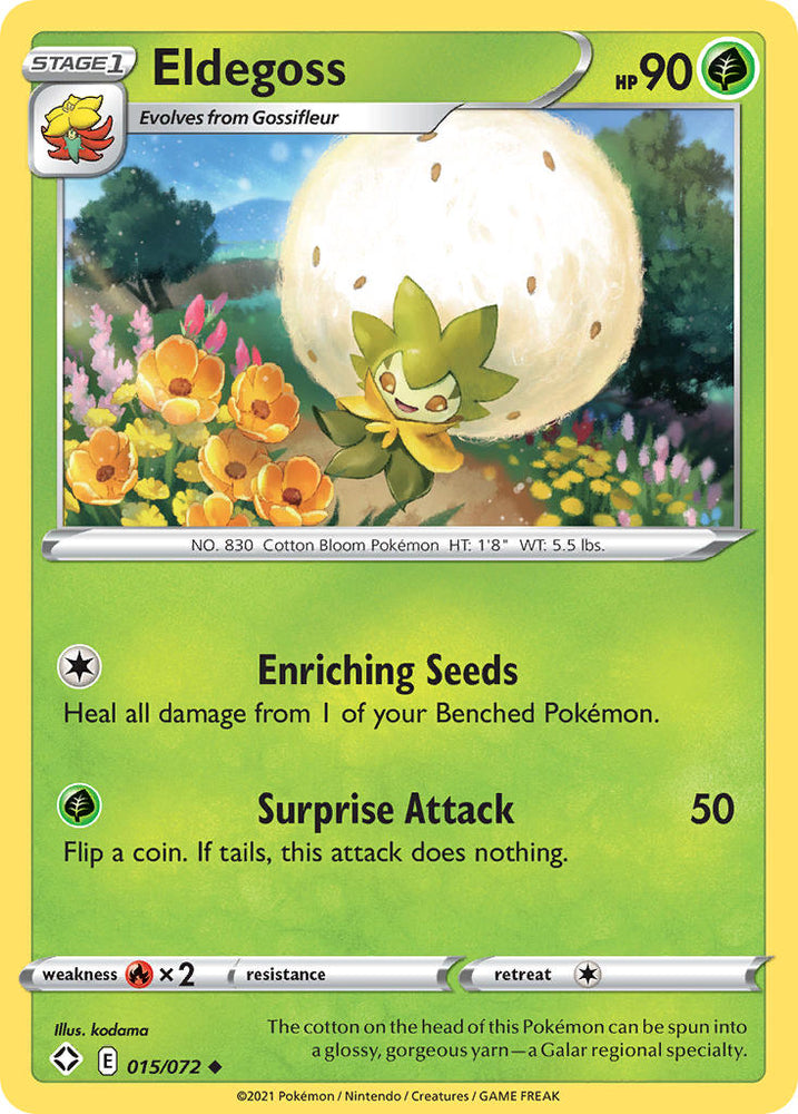 Eldegoss (015/072) [Sword & Shield: Shining Fates] Pokémon
