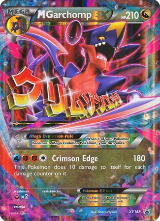 M Garchomp EX (XY168) (Jumbo Card) [XY: Black Star Promos] Pokémon