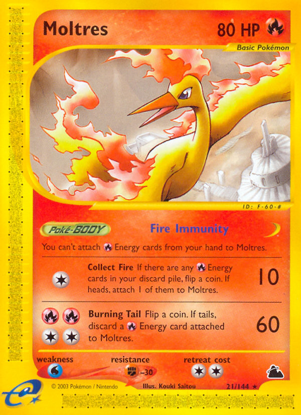 Moltres (21/144) [Skyridge] Pokémon