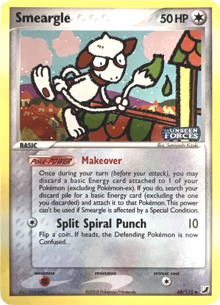 Smeargle (48/115) (Stamped) [EX: Unseen Forces] Pokémon