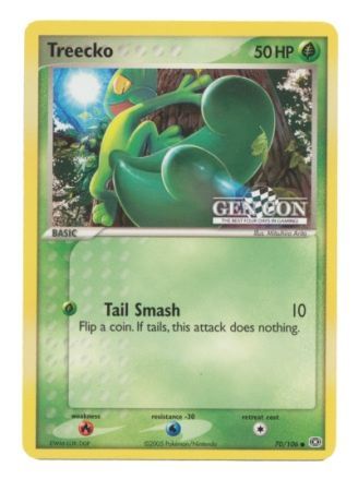 Treecko (70/106) (Gen Con The Best Four Days in Gaming Promo) [EX: Emerald] Pokémon