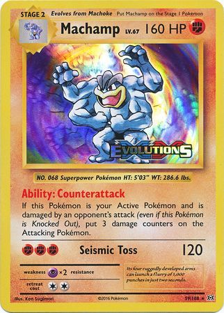 Machamp (59/108) (XY Evolutions Prerelease) [XY: Black Star Promos] Pokémon