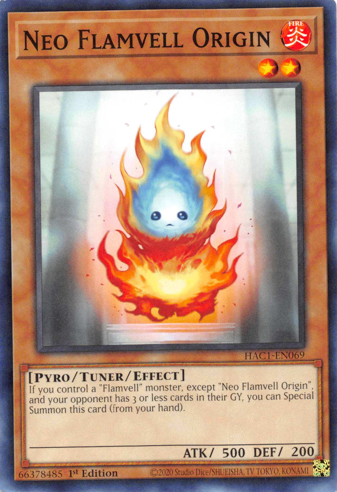 Neo Flamvell Origin [HAC1-EN069] Common Yu-Gi-Oh!