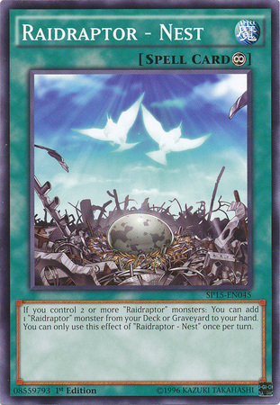 Raidraptor - Nest [SP15-EN045] Common Yu-Gi-Oh!
