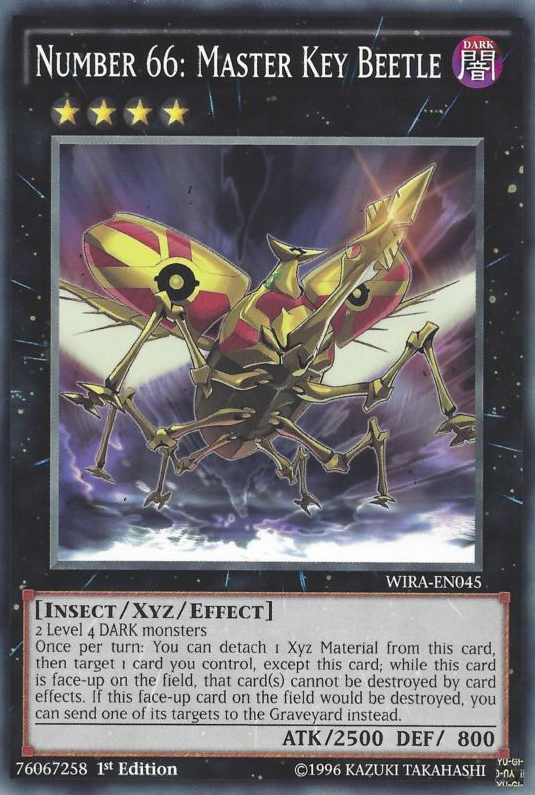 Number 66: Master Key Beetle [WIRA-EN045] Common Yu-Gi-Oh!