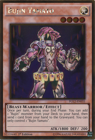 Bujin Yamato [PGL2-EN035] Gold Rare Yu-Gi-Oh!