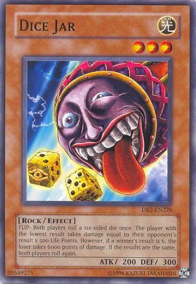 Dice Jar [DB2-EN226] Common Yu-Gi-Oh!