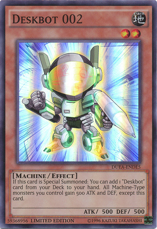 Deskbot 002 [DUEA-ENDE5] Super Rare Yu-Gi-Oh!