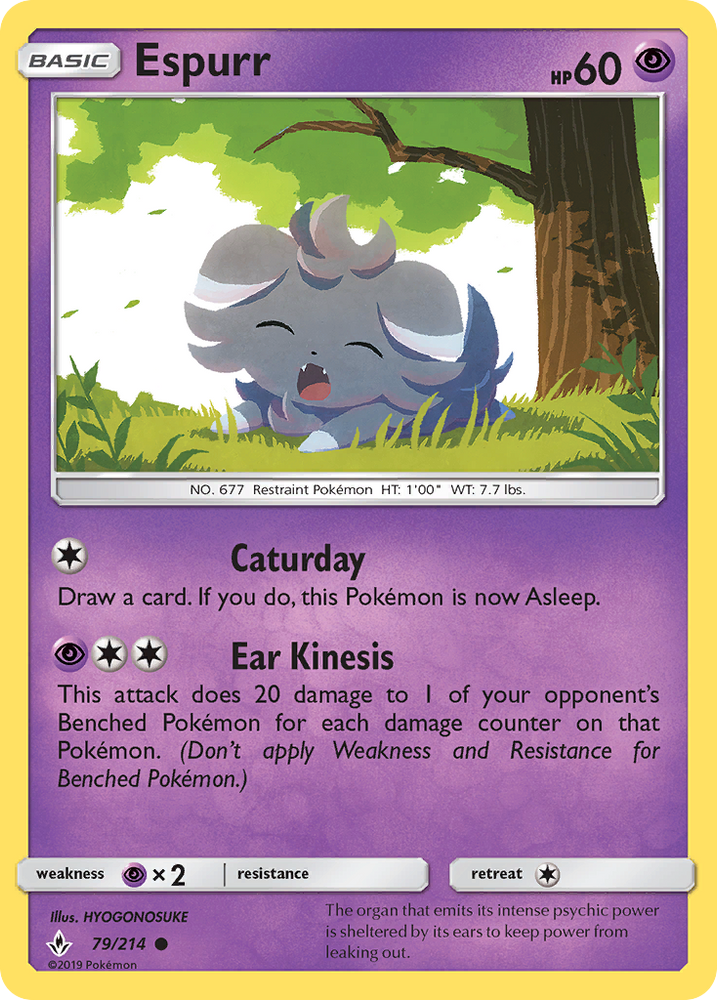 Espurr (79/214) [Sun & Moon: Unbroken Bonds] Pokémon