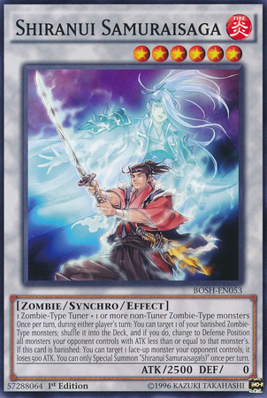 Shiranui Samuraisaga [BOSH-EN053] Common Yu-Gi-Oh!