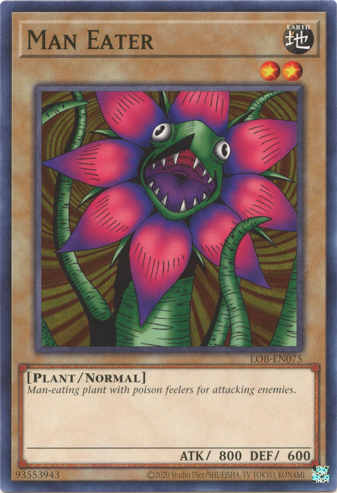 Man Eater (25th Anniversary) [LOB-EN075] Common Yu-Gi-Oh!