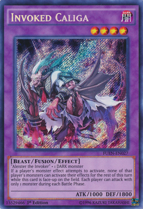 Invoked Caliga [FUEN-EN027] Secret Rare Yu-Gi-Oh!