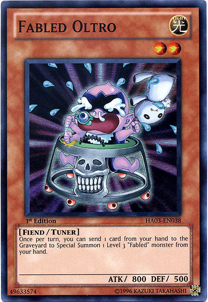 Fabled Oltro [HA03-EN038] Super Rare Yu-Gi-Oh!