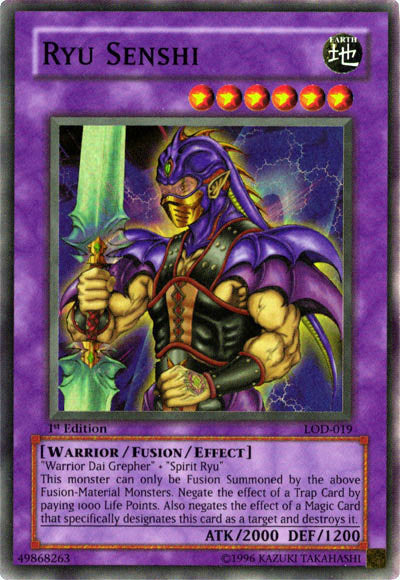 Ryu Senshi [LOD-019] Super Rare Yu-Gi-Oh!