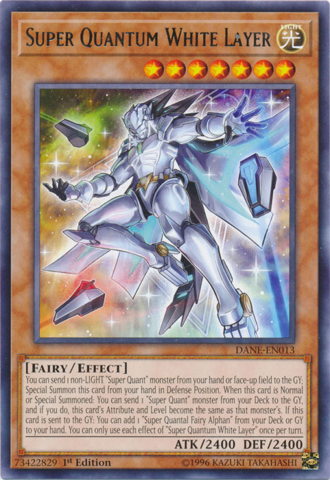 Super Quantum White Layer [DANE-EN013] Rare Yu-Gi-Oh!