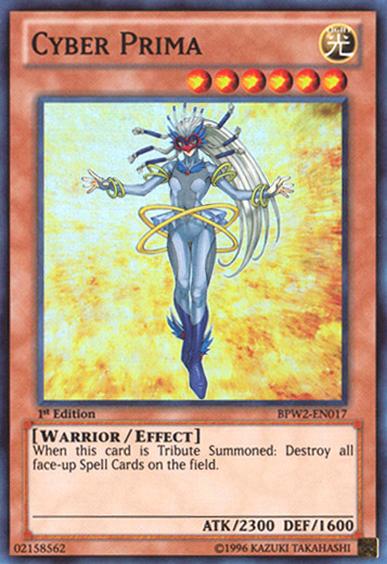 Cyber Prima [BPW2-EN017] Super Rare Yu-Gi-Oh!
