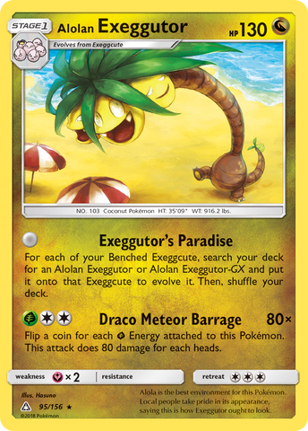 Alolan Exeggutor (95/156) [Sun & Moon: Ultra Prism] Pokémon