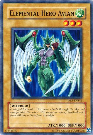 Elemental Hero Avian [DR3-EN181] Common Yu-Gi-Oh!