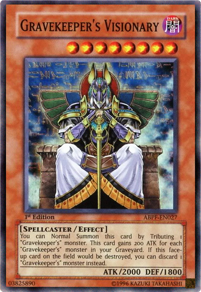 Gravekeeper's Visionary [ABPF-EN027] Super Rare Yu-Gi-Oh!