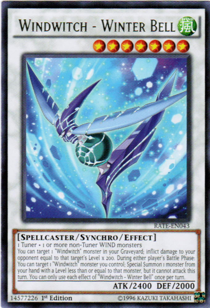 Windwitch - Winter Bell [RATE-EN043] Rare Yu-Gi-Oh!