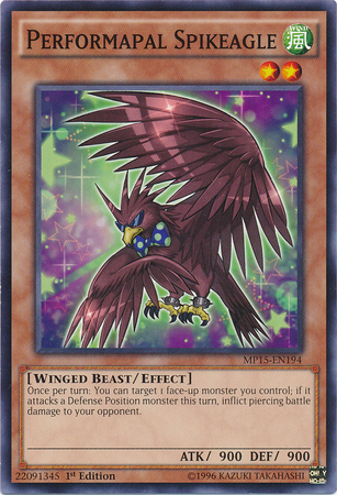 Performapal Spikeagle [MP15-EN194] Common Yu-Gi-Oh!