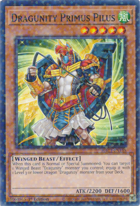 Dragunity Primus Pilus (Duel Terminal) [HAC1-EN155] Common Yu-Gi-Oh!