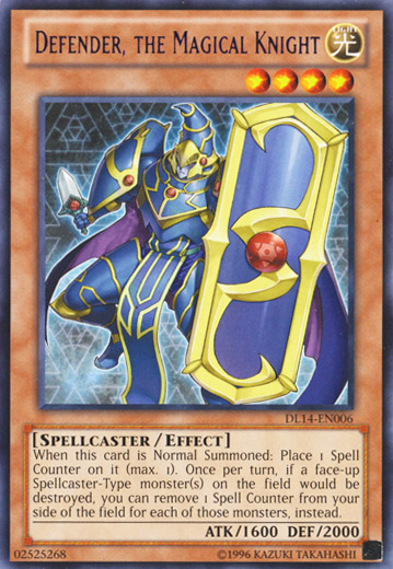 Defender, the Magical Knight (Purple) [DL14-EN006] Rare Yu-Gi-Oh!