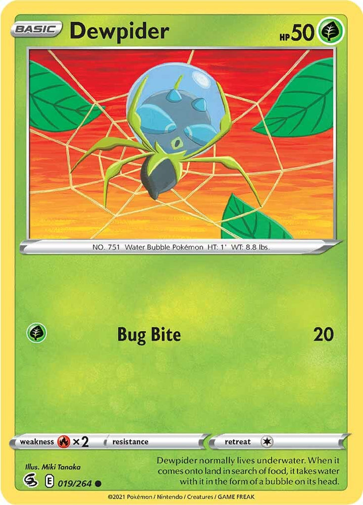 Dewpider (019/264) [Sword & Shield: Fusion Strike] Pokémon